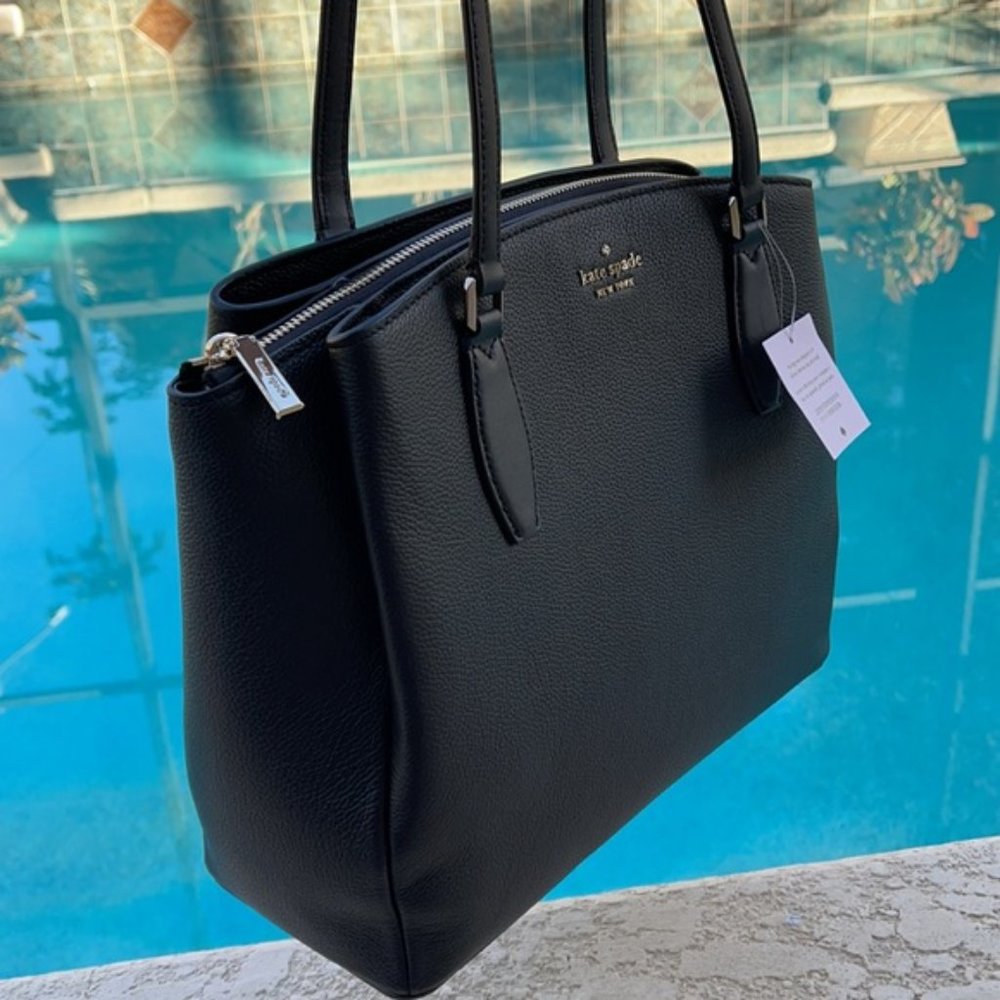 Kate Spade Monet Large Compartment Tote Black NWT - Picture 4 of 16